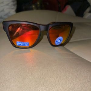 Hurley Polarized sunglasses Turquoise orange lenses  New Schoolers